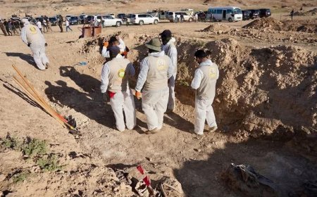 نينوى تشهد فتح مقبرة الخسفة بالموصل والبدء برفع رفاة آلاف الضحايا