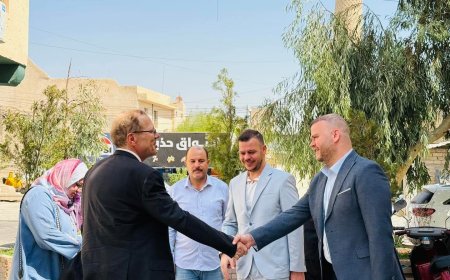 لدورها الفاعل بإحياء التراث الموصلي، القنصل الفرنسي الجديد يحط رحاله في مؤسسة بيتنا