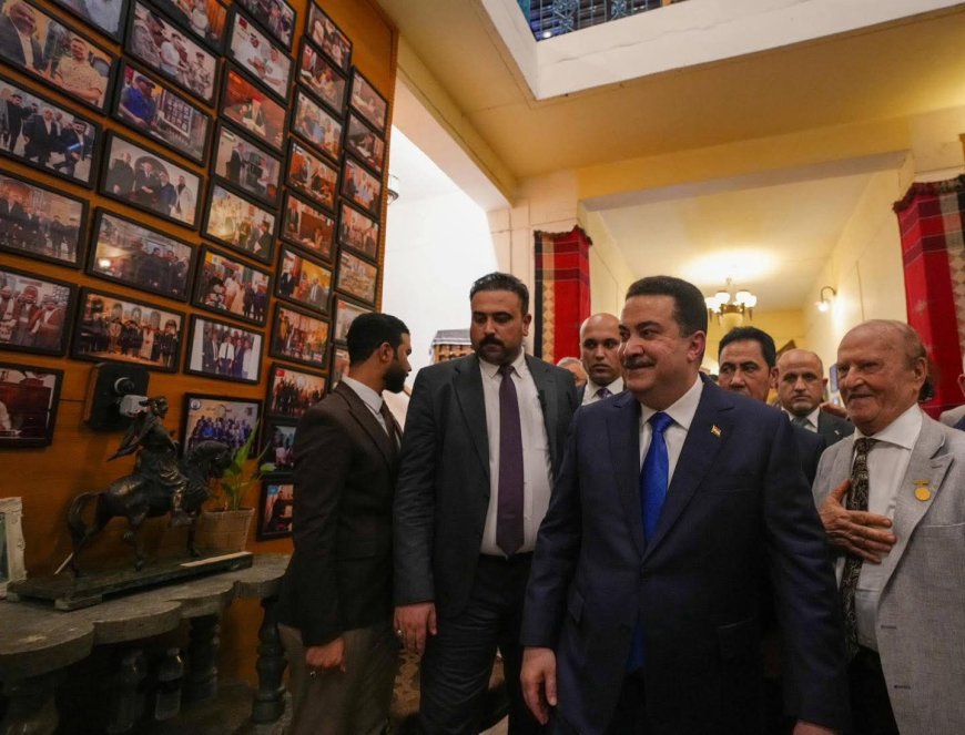 السوداني في قلب الموصل.. جولة بين التراث والمخطوطات النادرة داخل مؤسسة بيتنا الثقافية