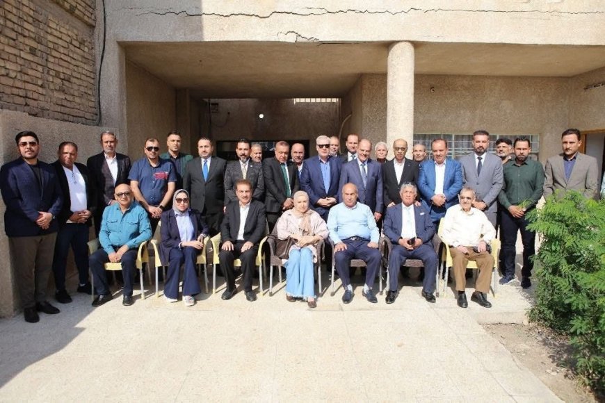 نقيب الصحفيين العراقيين مؤيد اللامي يحط رحاله في واسط و يشيد بدور الأسرة الصحفية فيها