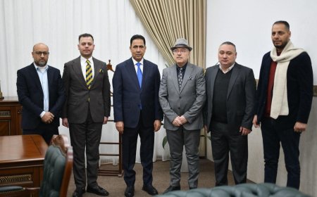 محافظ نينوى يلتقي نقيب صحفيي المحافظة و يثمن دور النقابة