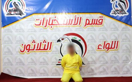 الحشد الشعبي: الإطاحة بعنصر إرهابي كان يعمل بجيش دابق عند احد مداخل سهل نينوى