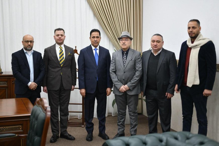 محافظ نينوى يلتقي نقيب صحفيي المحافظة و يثمن دور النقابة