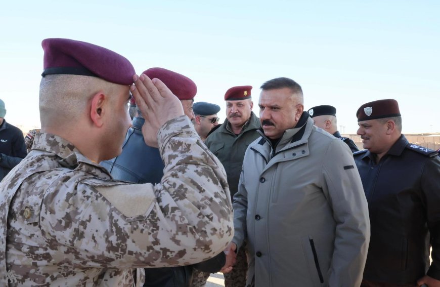 بعد نينوى.. الشمري يصل عين الأسد على رأس وفد أمني